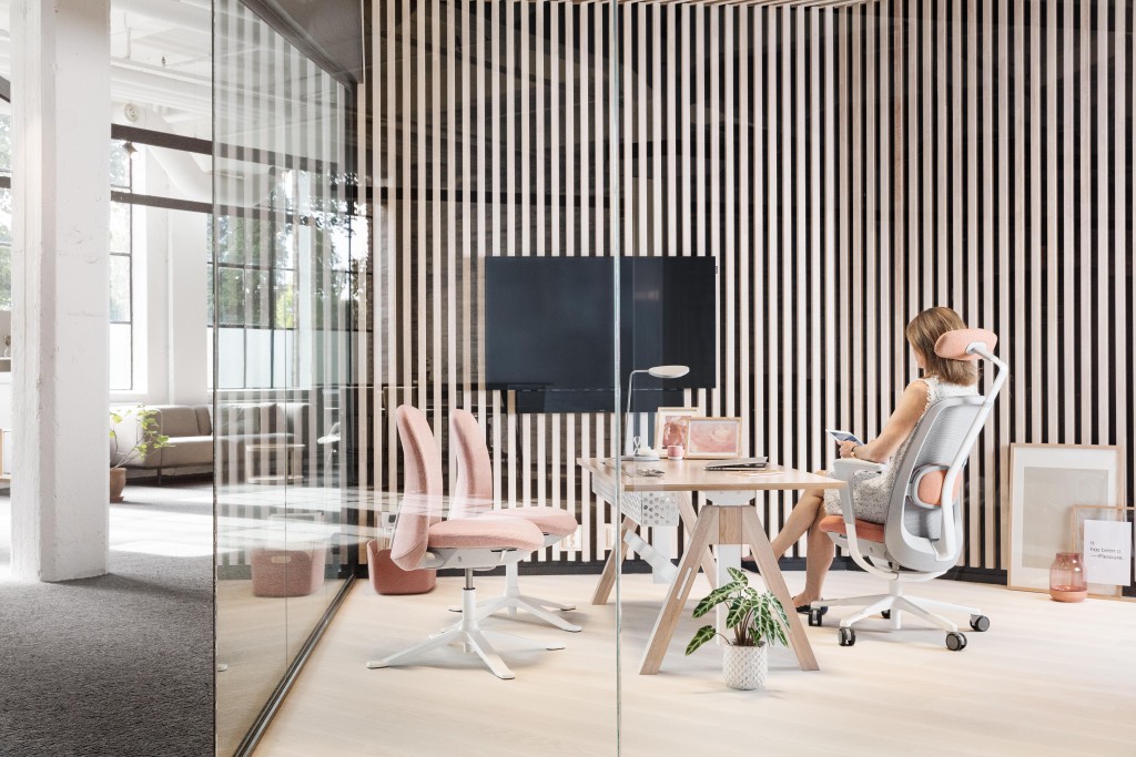 HÅG SoFi Mesh chairs across an open-plan Australian office
