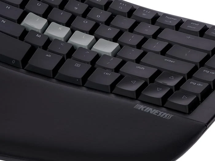 Kinesis mWave Mechanical Keyboard Bluetooth profile switch in use