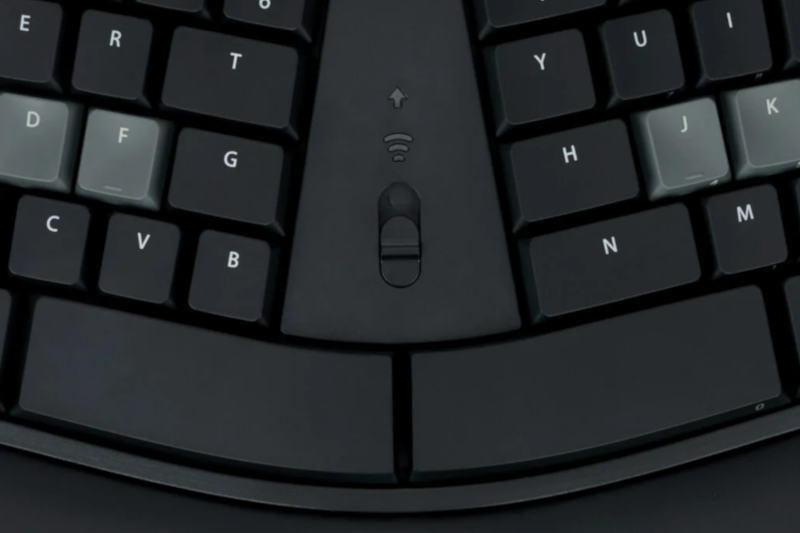 Kinesis mWave Mechanical Keyboard 3-position Bluetooth profile switch