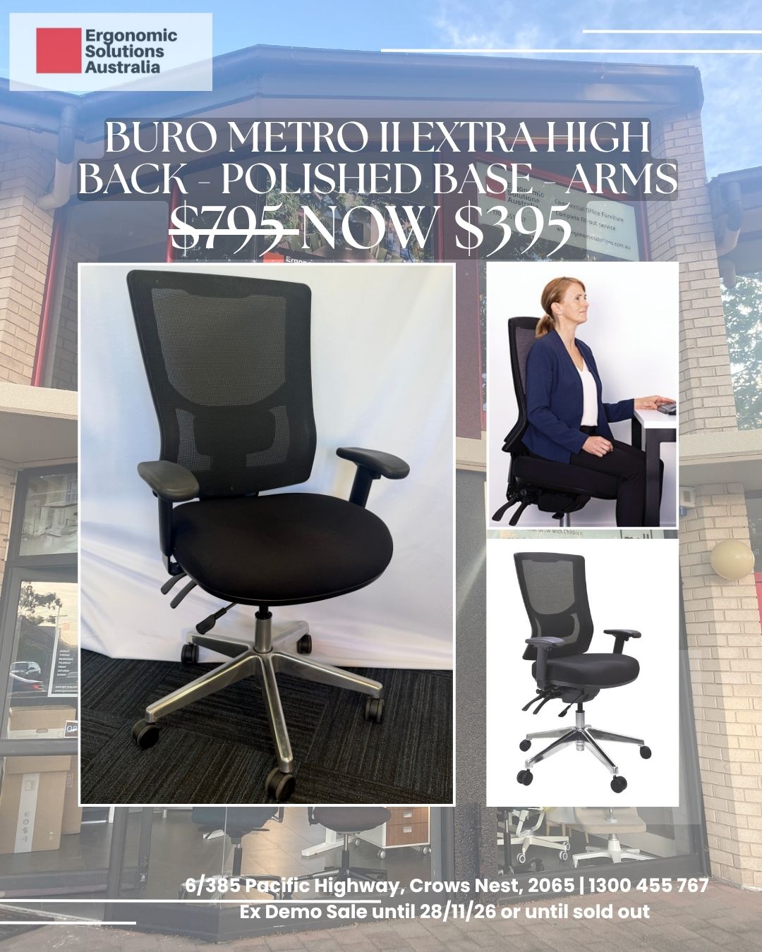 Buro Metro II Extra High Back Ex-Demo Chair